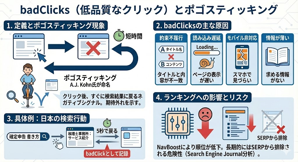 badClicks(低品質なクリック)とポゴスティッキング