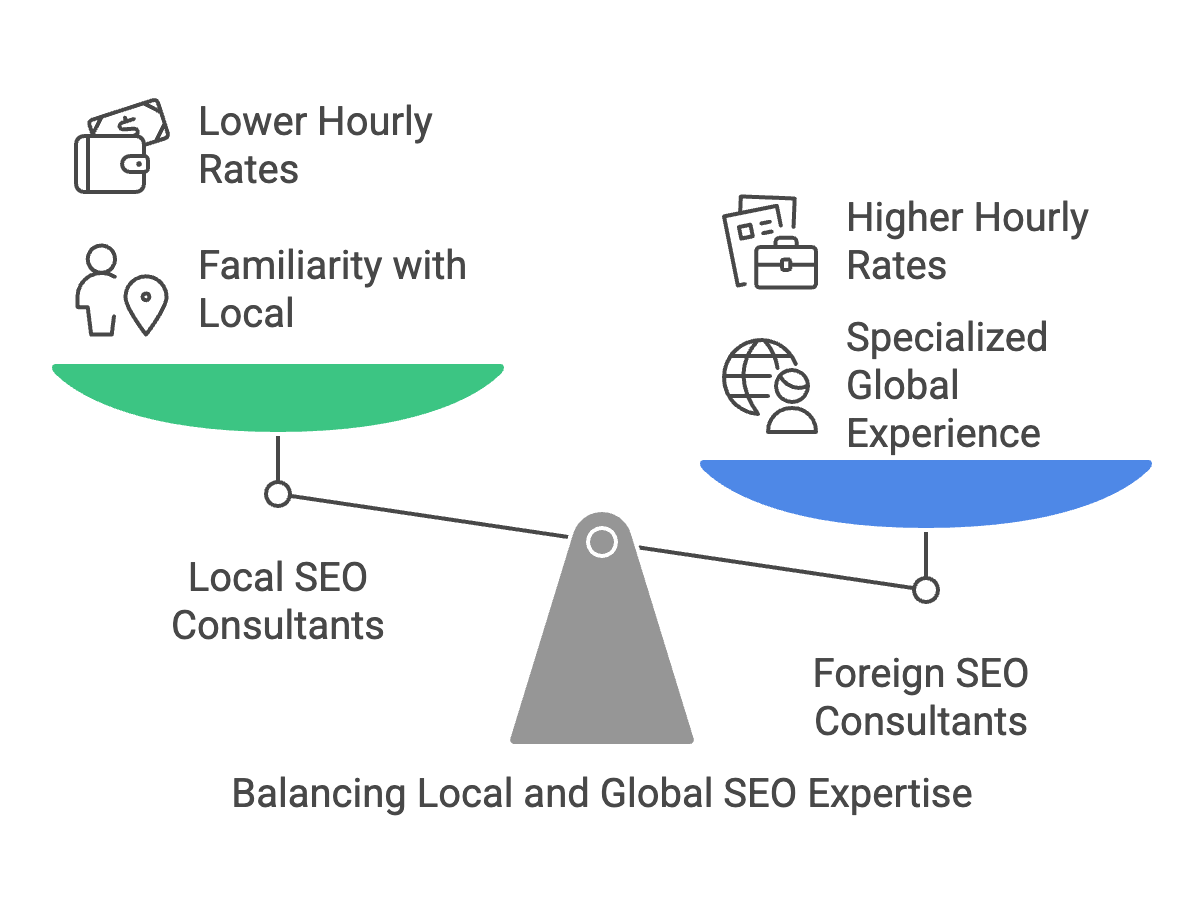 Higher SEO consulting fees due to the complexity of overseas site analysis