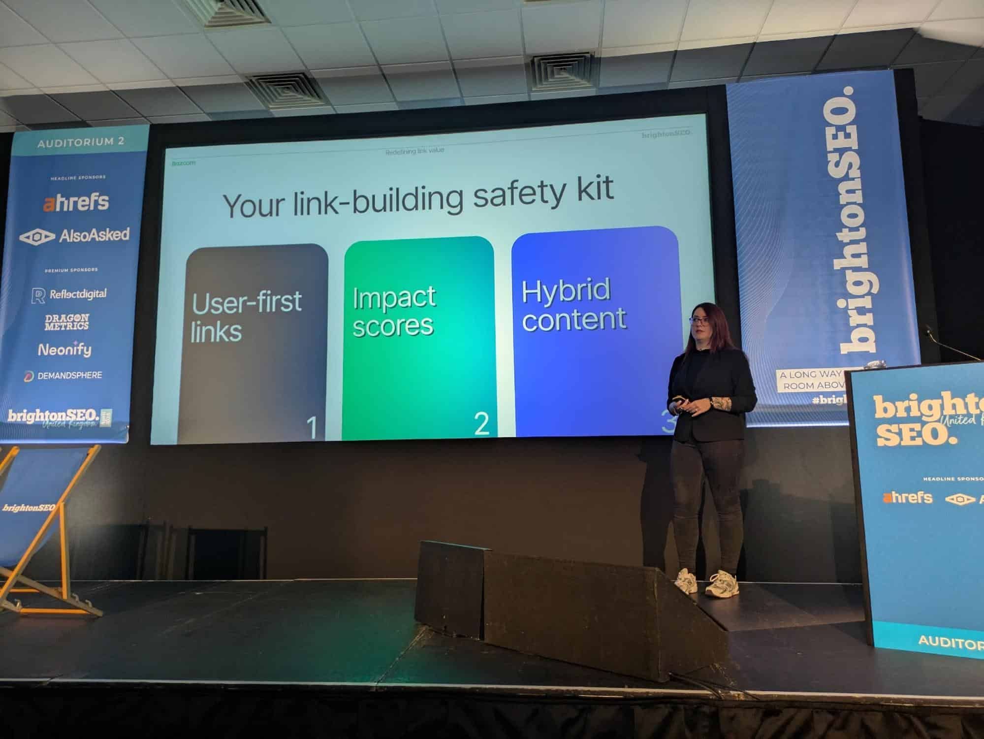 Figure 2: Link-building safety kit highlighting the three key components of the framework：