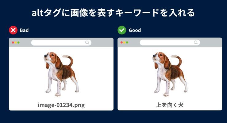 altタグにキーワードを入れる例